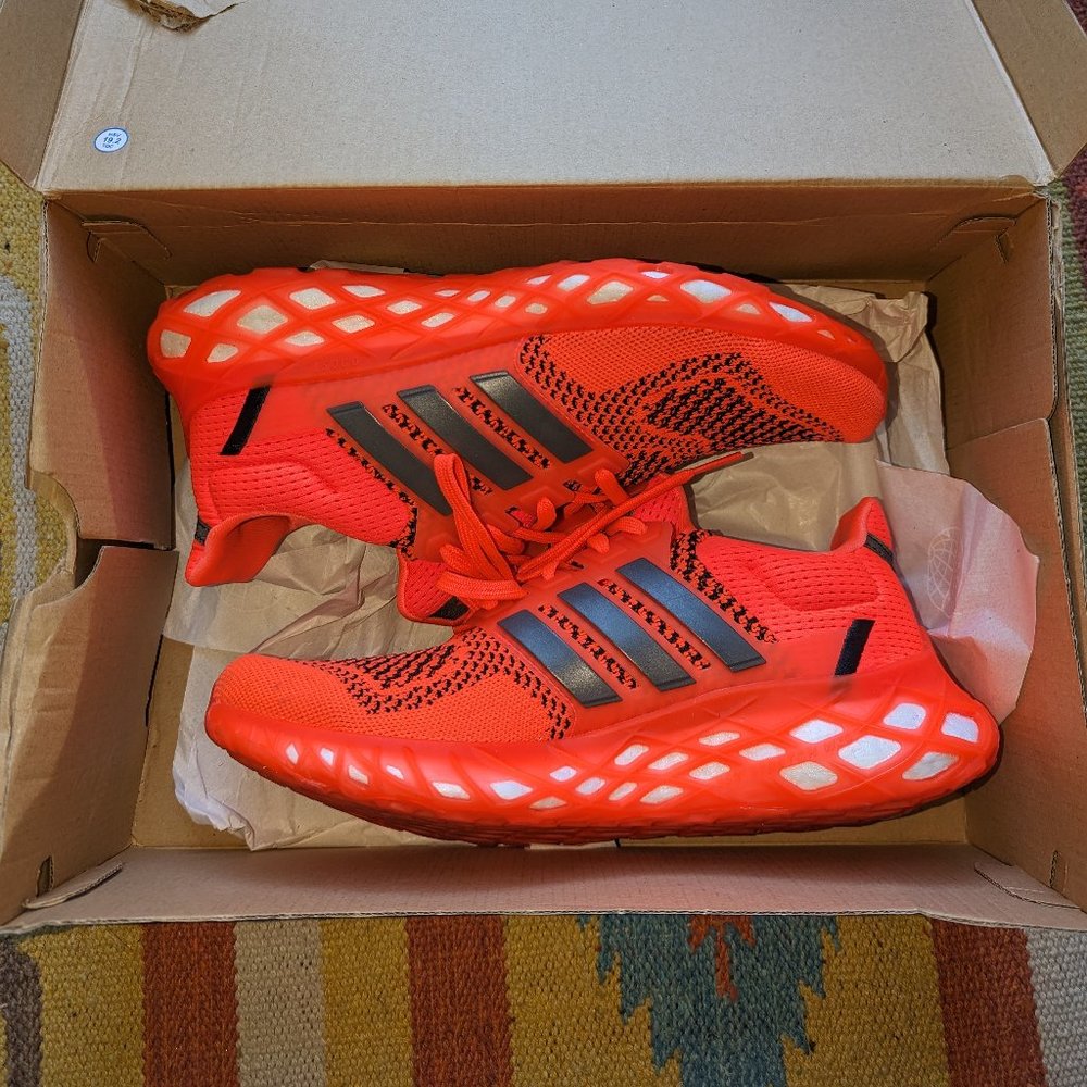 Adidas Ultraboost Web DNA Solar Red